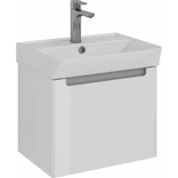 Тумба с раковиной Lemark Buno mini 50х35 белый глянец (LM05BM50T, 551353)