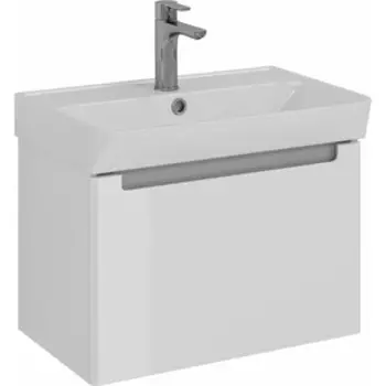 Тумба с раковиной Lemark Buno mini 60х35 белый глянец (LM05BM60T, 551360)