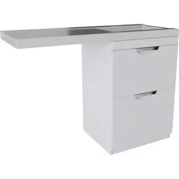 Тумба с раковиной Mixline Атлантик 120х48 правая, белая (4630099744972, 4680028070863)