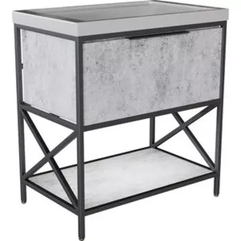 Тумба с раковиной Mixline Бруклин 80х45 бетон (4630099745191, 4640021064733)