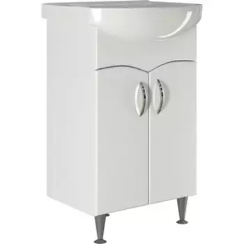 Тумба с раковиной Mixline Формат 52х43 белая (4640030867240, 4631111132623)