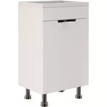 Тумба с раковиной Mixline Этьен 40х35 белая (4630077962589, 4680028070146)