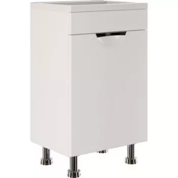 Тумба с раковиной Mixline Этьен Andrea 50х35 белая (4630077962596, 4680028070153)