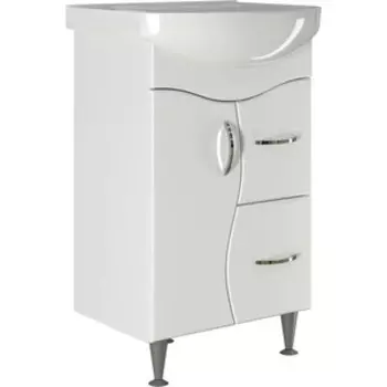 Тумба с раковиной Mixline Классик 52х43 белая (4640030867257, 4631111132623)