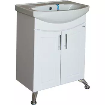 Тумба с раковиной Mixline Мираж 60х44 белая (4630099745559, 4620008196114)