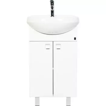 Тумба с раковиной Orange Рио 50 белый (Ri-50TU+RA)