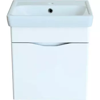 Тумба с раковиной Orange Topline-Monaco 50 подвесная, белый глянец (TP-MO50+RA)