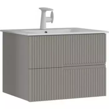 Тумба с раковиной ORKA Moonlight 70 бежевая матовая (5001496)