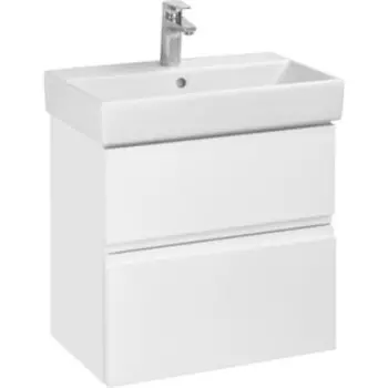 Тумба с раковиной Roca Oleta 60х38 белая глянец (A857639806, 3274C400Y)