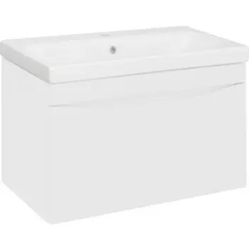 Тумба с раковиной Runo Афина 60х46 подвесная, белая (00-00001204, S-UM-MOD60/1)