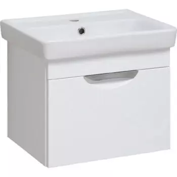 Тумба с раковиной Runo Ибица 50х38 белая (00000001046, 4620008195032)