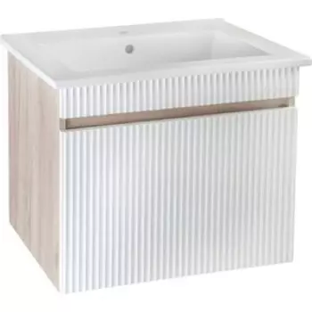 Тумба с раковиной Runo Модена 65х45 крафтовый дуб (00-00001425, 4640021062203)