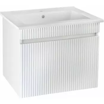 Тумба с раковиной Runo Модена 75х45 белая (00-00002200, 4640021062210)