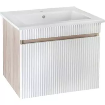 Тумба с раковиной Runo Модена 75х45 крафтовый дуб (00-00001427, 4640021062210)