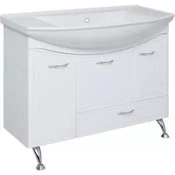 Тумба с раковиной Runo Севилья 105х50 белая (00000000598, 4620008197340)