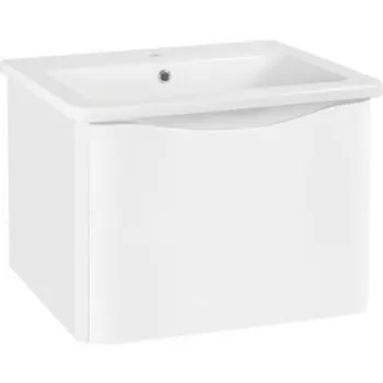 Тумба с раковиной Runo Тоскана 60х45 белая (00-00001412, 00-00001390)
