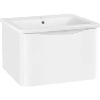 Тумба с раковиной Runo Тоскана 80х45 белая (00-00001415, 00-00001391)