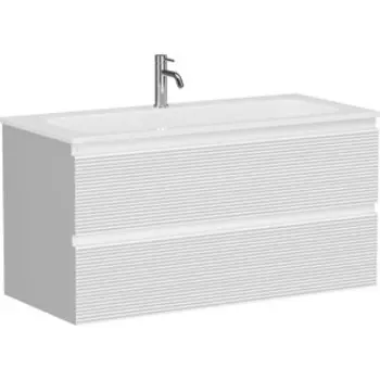 Тумба с раковиной Sancos Folk 100х45 Bianco (FL100W, CN7013)