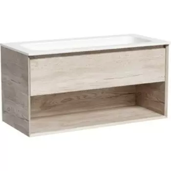 Тумба с раковиной Sancos Marmi 1.0 100х45 дуб галифакс натуральный (MR1.0100EG, CN7013)