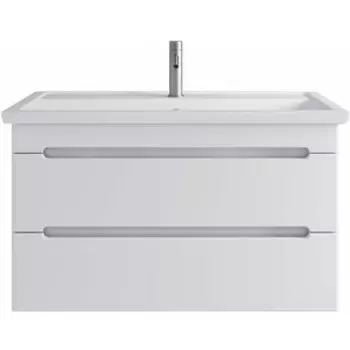 Тумба с раковиной Sanstar Адель 100х44 подвесная, белая (386.1-1.4.1.КФОС)