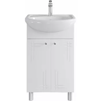 Тумба с раковиной Sanstar Июнь 50х30 белая (356.1-1.4.1.КУЮТ)