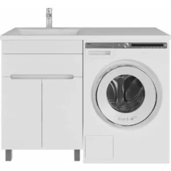 Тумба с раковиной Sanstar Эллада 60х50 левая, белая (250.1-1.4.1.КЛ)