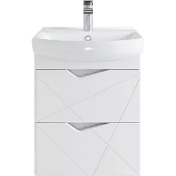 Тумба с раковиной Sanstar Линни 47х34 белая (403.1-1.4.1.ККЛЕ)