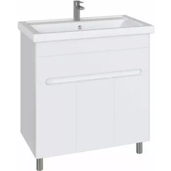 Тумба с раковиной Sanstar Модена 80 белая, Kirovit Фостер