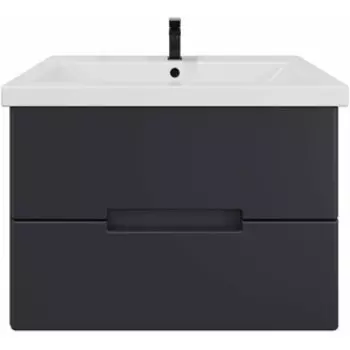 Тумба с раковиной Sanstar Noche 80х44 графит софт (424.1-1.4.1.ККОМ)