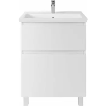 Тумба с раковиной Sanstar Riana 60х45 белая (301.1-1.5.1.КМИР)