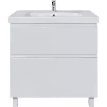 Тумба с раковиной Sanstar Riana 80х45 белая (302.1-1.5.1.К)