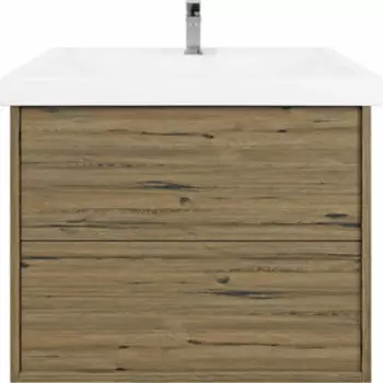 Тумба с раковиной Sanstar Siva 70х44 дуб веллингтон табак (434.1-1.4.1.КФОС)