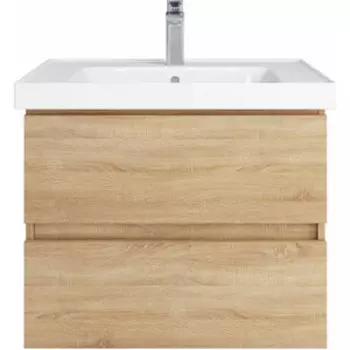 Тумба с раковиной Sanstar Тоскана 70х45 дуб сонома светлый (393.1-1.4.1.КГРЕ)