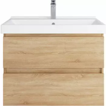 Тумба с раковиной Sanstar Тоскана 80х45 дуб сонома светлый (395.1-1.4.1.КФЕС)