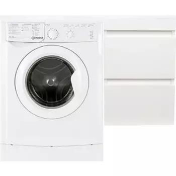 Тумба с раковиной Style line Даллас Люкс 38 (100R) подвесная, под стиральную машину, белая эмаль (СС-00002349 + 2000949237459)