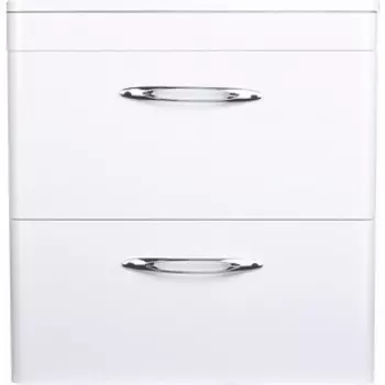 Тумба с раковиной Style line Каре 60 Люкс подвесная, белая (СС-00002268 + 2000949234182)