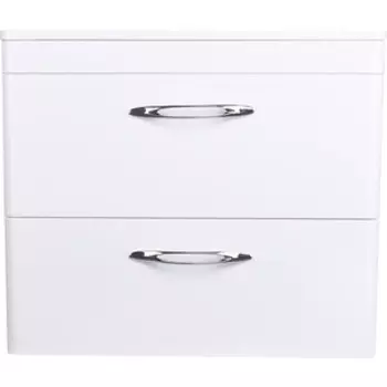 Тумба с раковиной Style line Каре 70 Люкс подвесная, белая (СС-00002269 + 2000949234199)