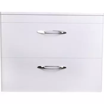 Тумба с раковиной Style line Каре 80 Люкс подвесная, белая (СС-00002270 + 2000949234359)