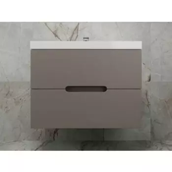 Тумба с раковиной Style line Матис 80х45 тауп темный (ЛС-00002298 + 2000949230191)