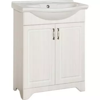 Тумба с раковиной Style line Олеандр-2 Люкс 65 рельеф пастель (ЛС-00000199 + 1WH109651)