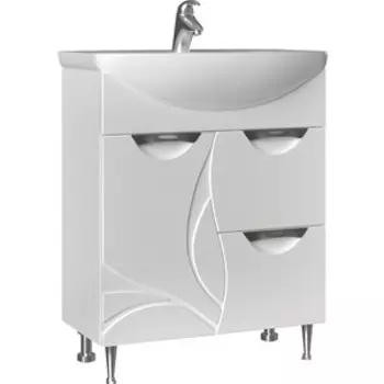 Тумба с раковиной VIGO Callao 2-700 белая (4640027142060, 1WH207776)