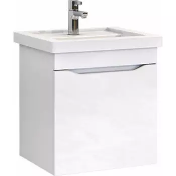 Тумба с раковиной VIGO Grani 500 подвесная, белая (4640027143746, 4630055557578)