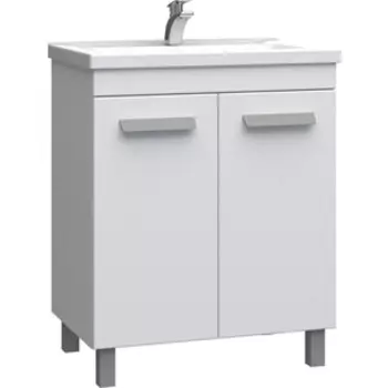 Тумба с раковиной VIGO Nova 600 белая (4640027142572, 1WH302421)
