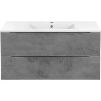 Тумба с раковиной Vincea Mia 100х46 Beton (VMC-2MC100BT, VBS-13100)