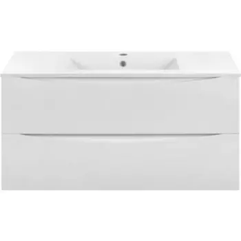 Тумба с раковиной Vincea Mia 100х46 G.White (VMC-2MC100GW, VBS-13100)