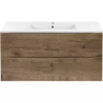 Тумба с раковиной Vincea Mia 100х46 V.Oak (VMC-2MC100VO, VBS-13100)