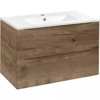 Тумба с раковиной Vincea Mia 80х46 V.Oak (VMC-2MC800VO, VBS-13980)