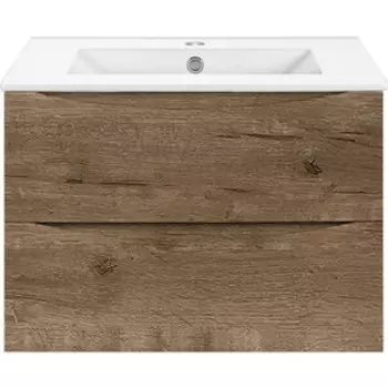 Тумба с раковиной Vincea Mia Slim 60х39 V.Oak (VMC-2MC600S1VO, VBS-13960S1)