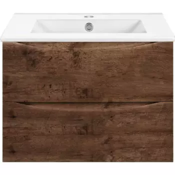 Тумба с раковиной Vincea Mia Slim 70х39 R.Wood (VMC-2MC700S1RW, VBS-13970S1)