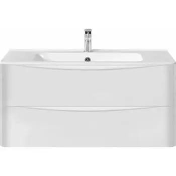 Тумба с раковиной Vincea Paola 100 белая G.White (VMC-2P100GW, VCB-2VP1000W)